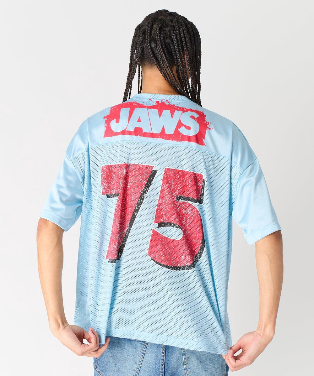  Reason Clothing Jaws Football Jersey - Light Blue - LIGHT BLUE - Bonton