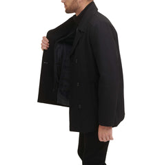 DB Classic Wool Peacoat With Rib Knit Inner Bib