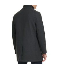 SB Stand Collar Melton Wool Coat With Double Pocket