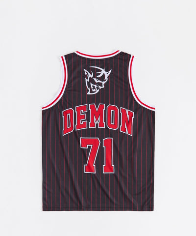 Dodge Demon Basketball Jersey - Black