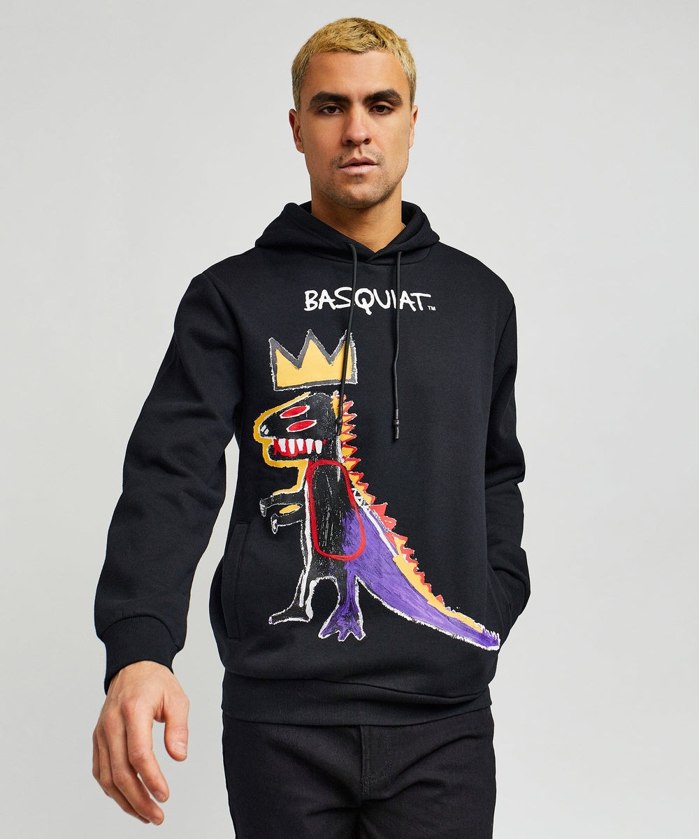  Reason Clothing Basquiat Pez Hoodie - Black - BLACK - Bonton
