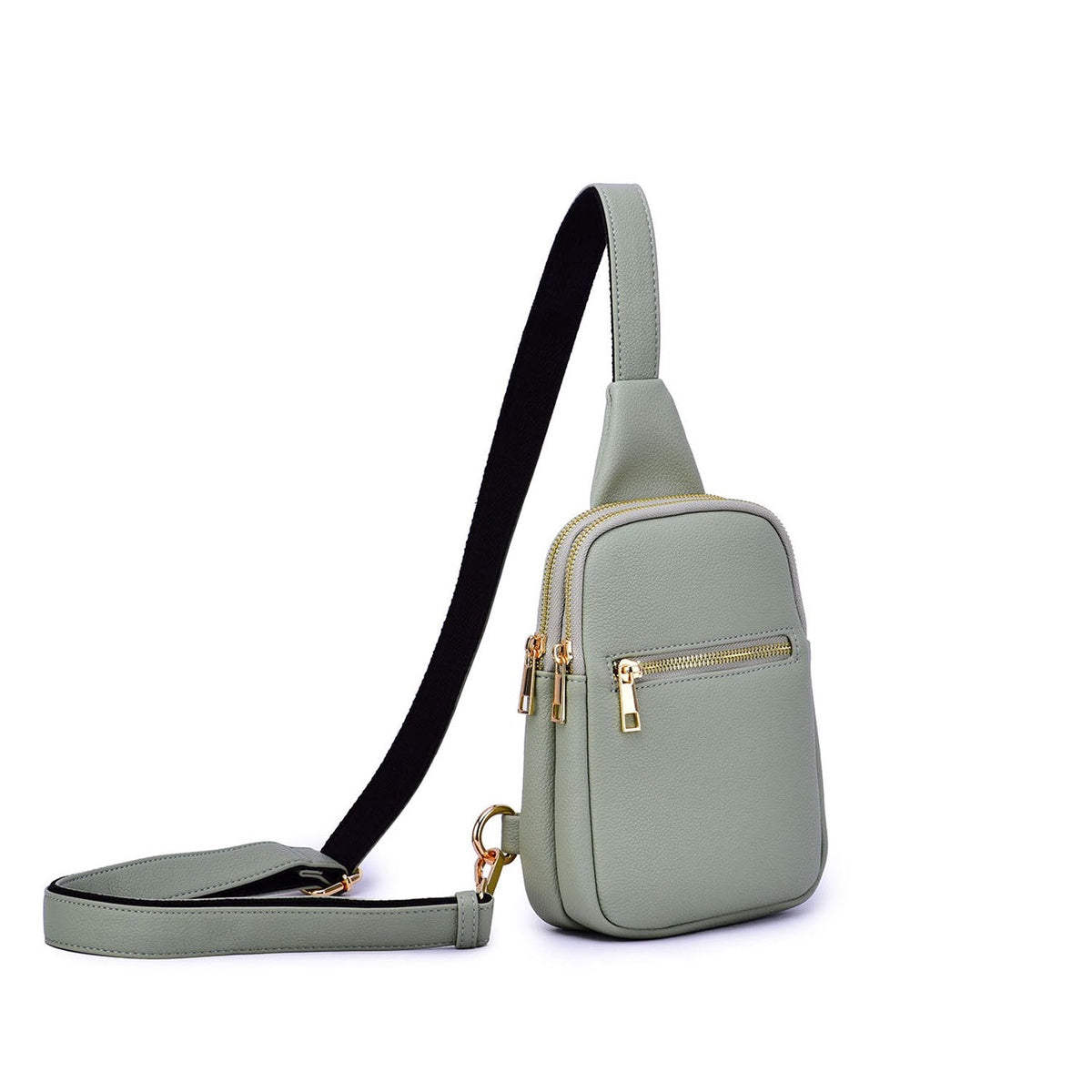  Mellow World Justine 2 Compartment Sling Bag - Dusty Blue - Bonton