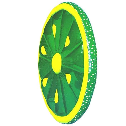 Inflatable Fruit Slice Swimming Pool Lounger Raft - 60" - Lime