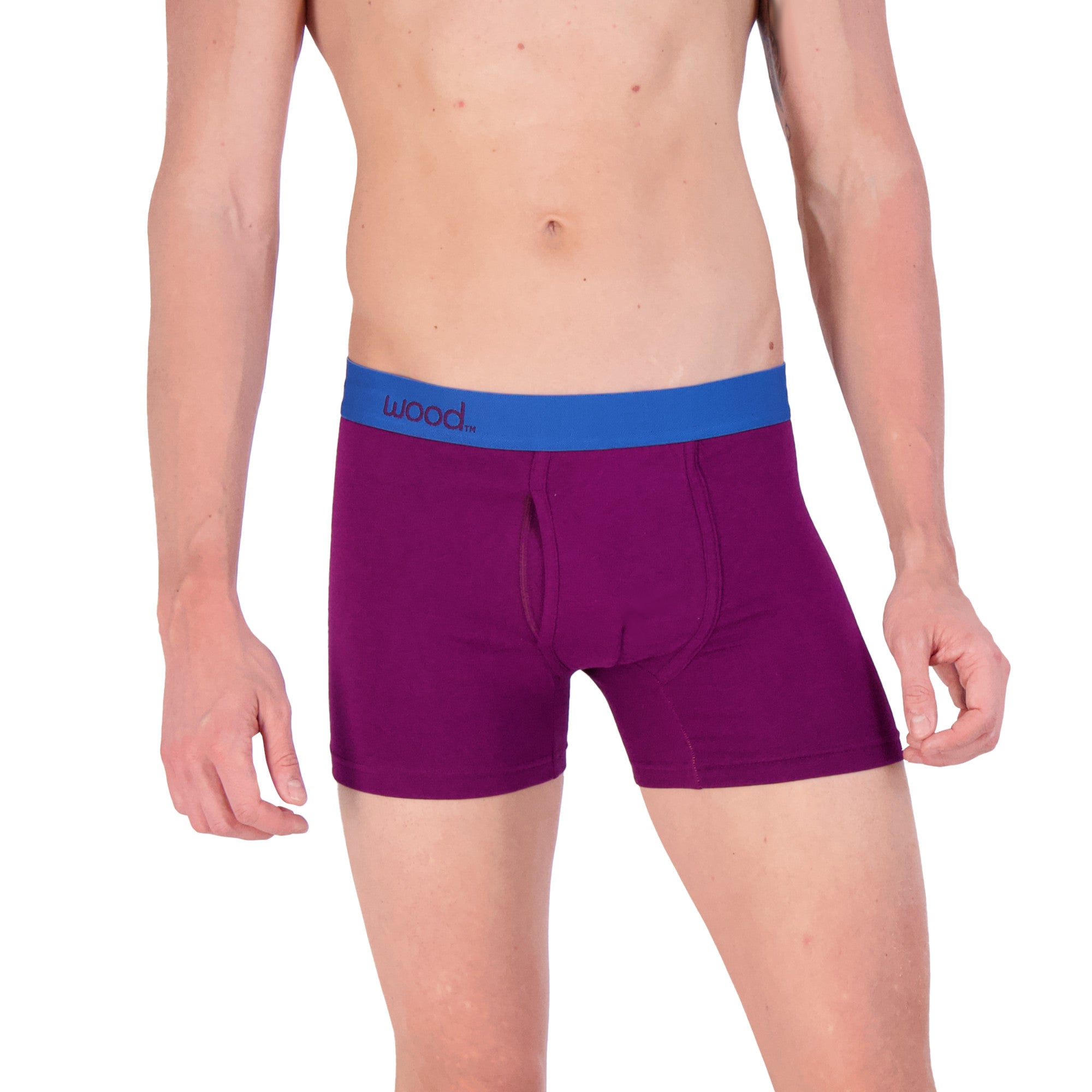  Wood Underwear Boxer Brief w/Fly Premium Fit 3