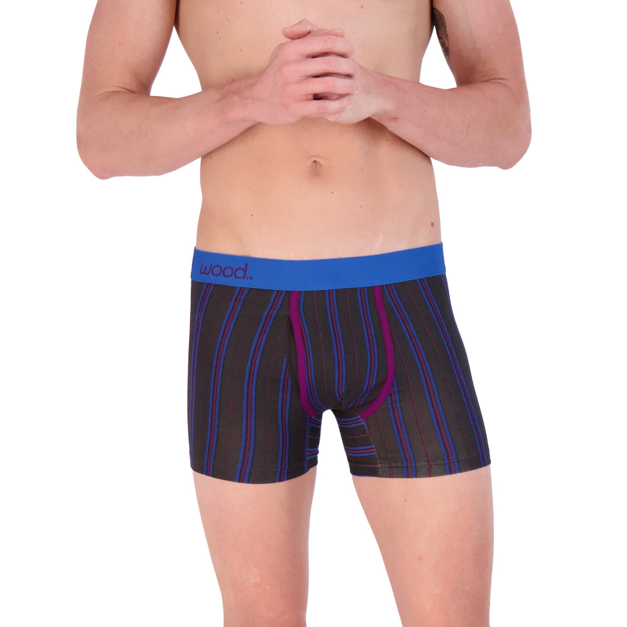  Wood Underwear Boxer Brief w/Fly Premium Fit 3