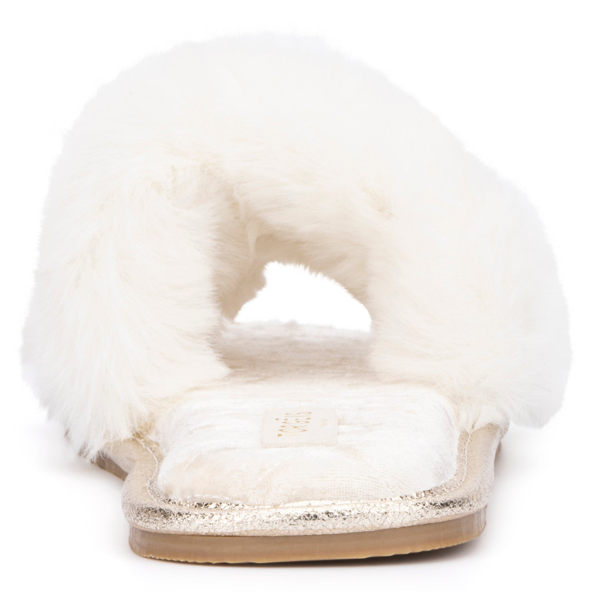  Torgeis Women's Valentina Furry Slides - White - Bonton