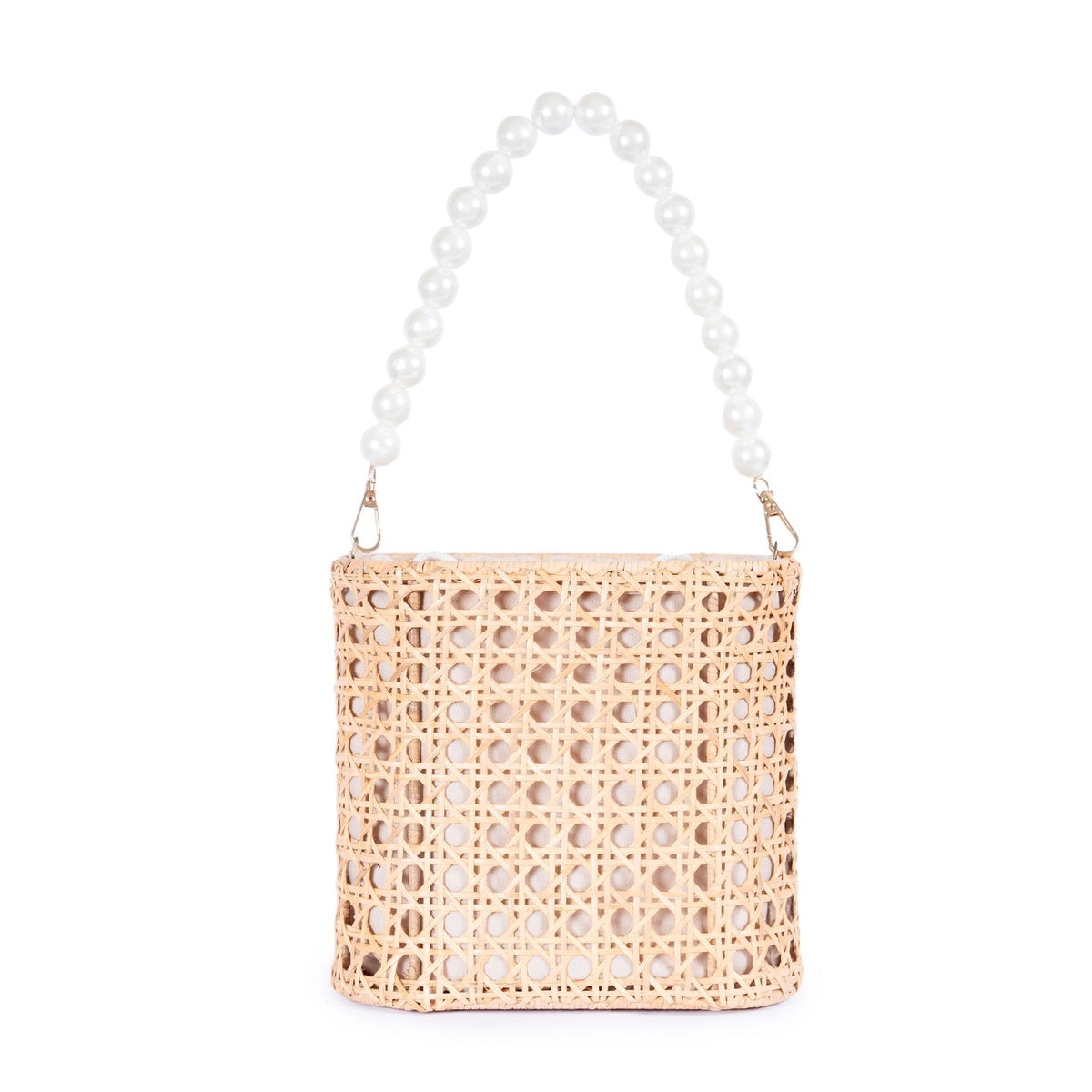  Jelavu Amalfi - Small Satchel - Natural/Pearl / One Size - Default Title - Bonton