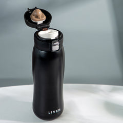 Liven Glow™ Ceramic-Coated Insulated Stainless Steel Water Bottle 17 Oz