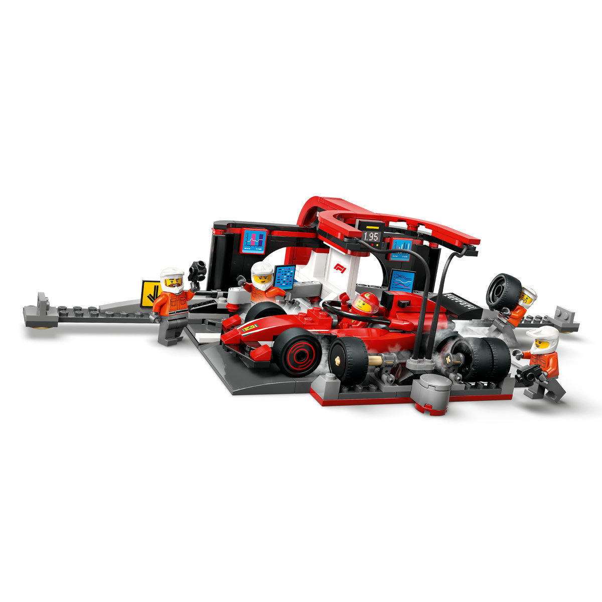  LEGO LEGO® City F1® Pit Stop & Pit Crew With Ferrari Car Racing Vehicle Toy 60443 - LEGO City - Bonton