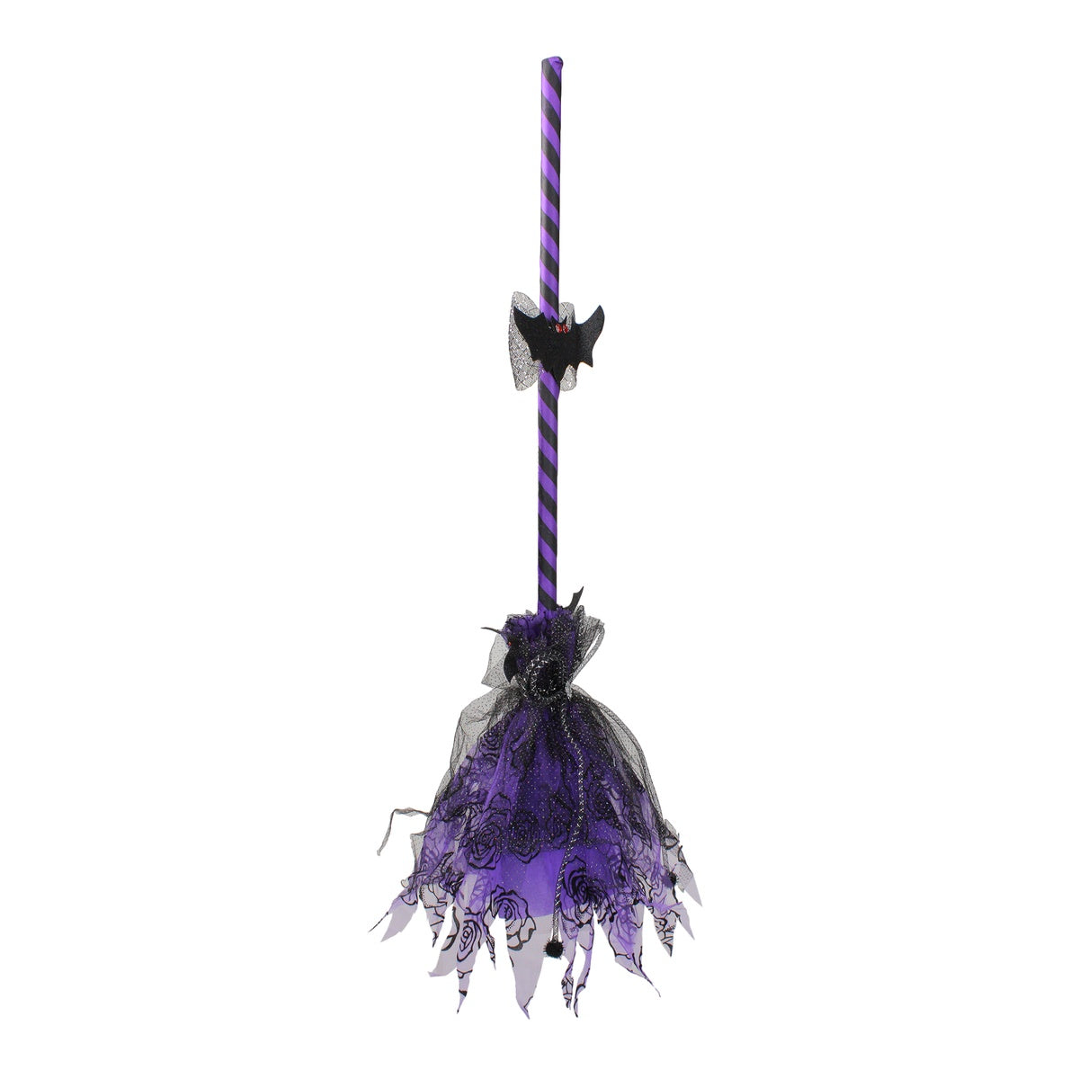  Northlight Striped Animated Witches Halloween Broom Decoration - 29