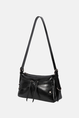 Oryany - Moto Shoulder Medium Should Bag Handbags - Black / One Size