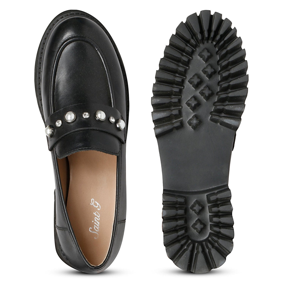  Saint G Fern Loafers - Black - Bonton