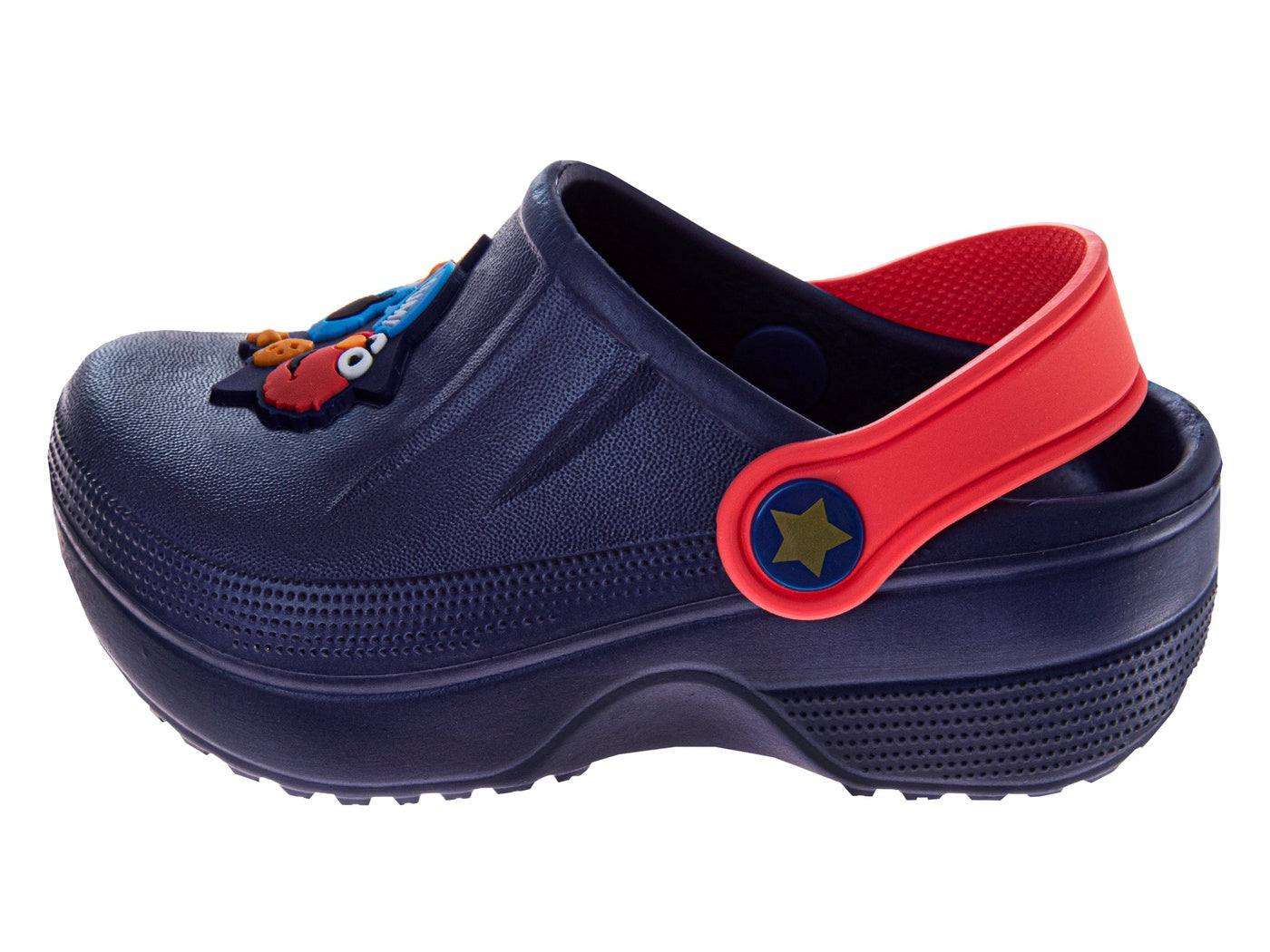  Josmo Sesame Street Elmo Dual Sizes Boys/Girls Clogs (Toddlers) - 5-6 - Bonton