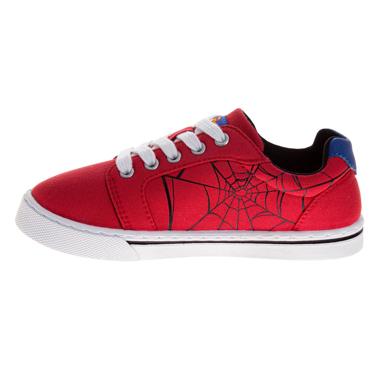  Josmo Marvel Spider-Man Boys Lace-Up Canvas Sneakers - 12 - Bonton