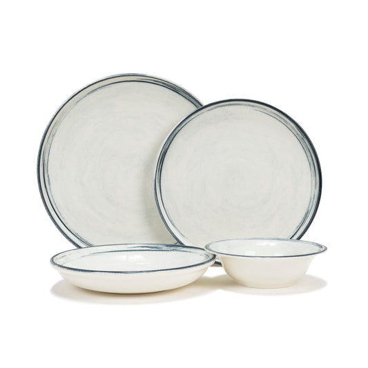 Water's Edge, Porcelain 12-Piece Dinnerware Set