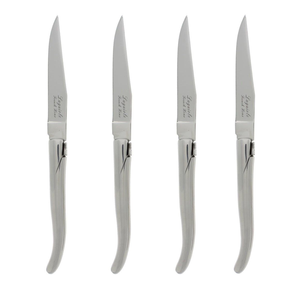  French Home Set of 4 Laguiole Connoisseur Stainless Steel Steak Knives - Default Title - Bonton