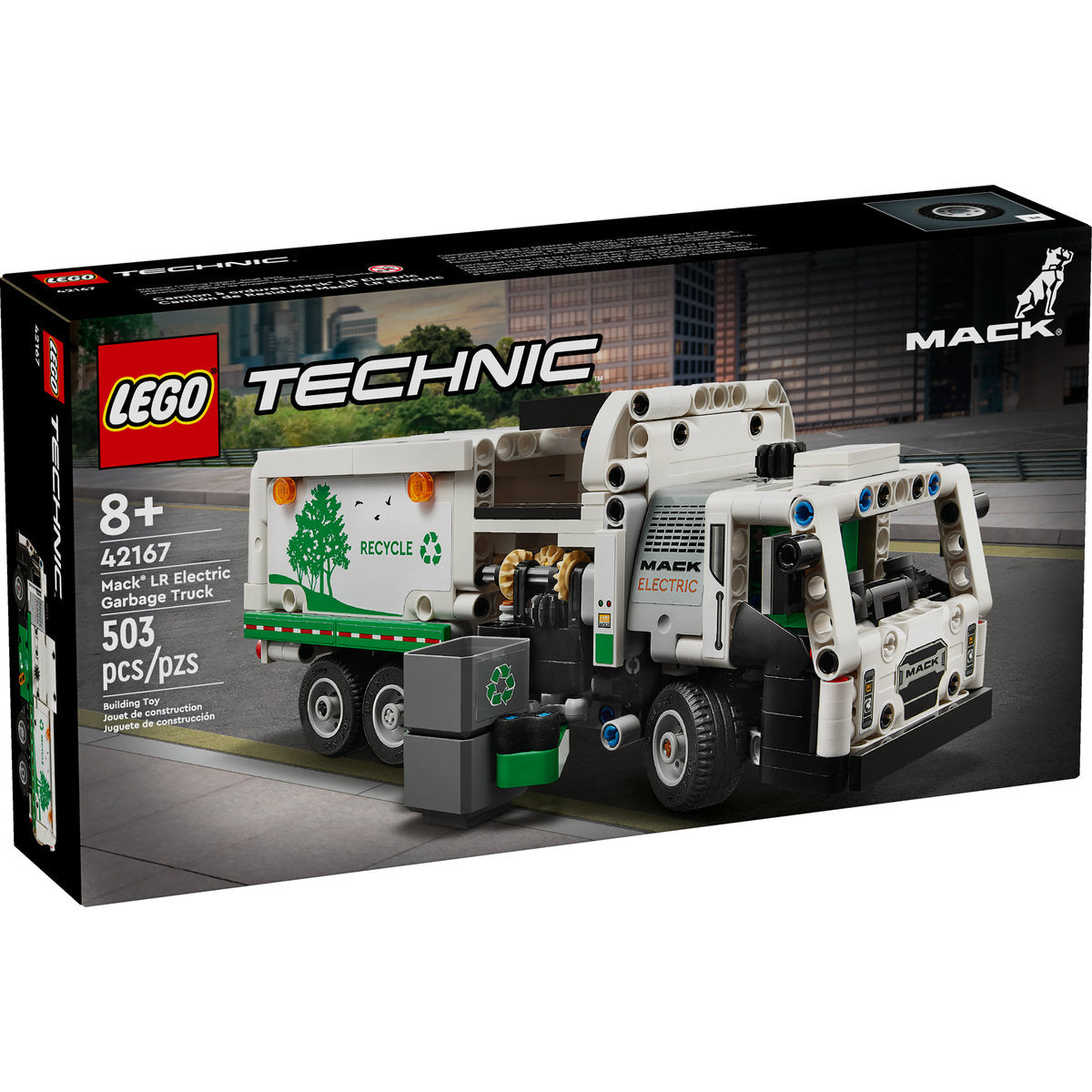  LEGO LEGO® Technic™ Mack® LR Electric Garbage Truck 42167 - Technic - Bonton