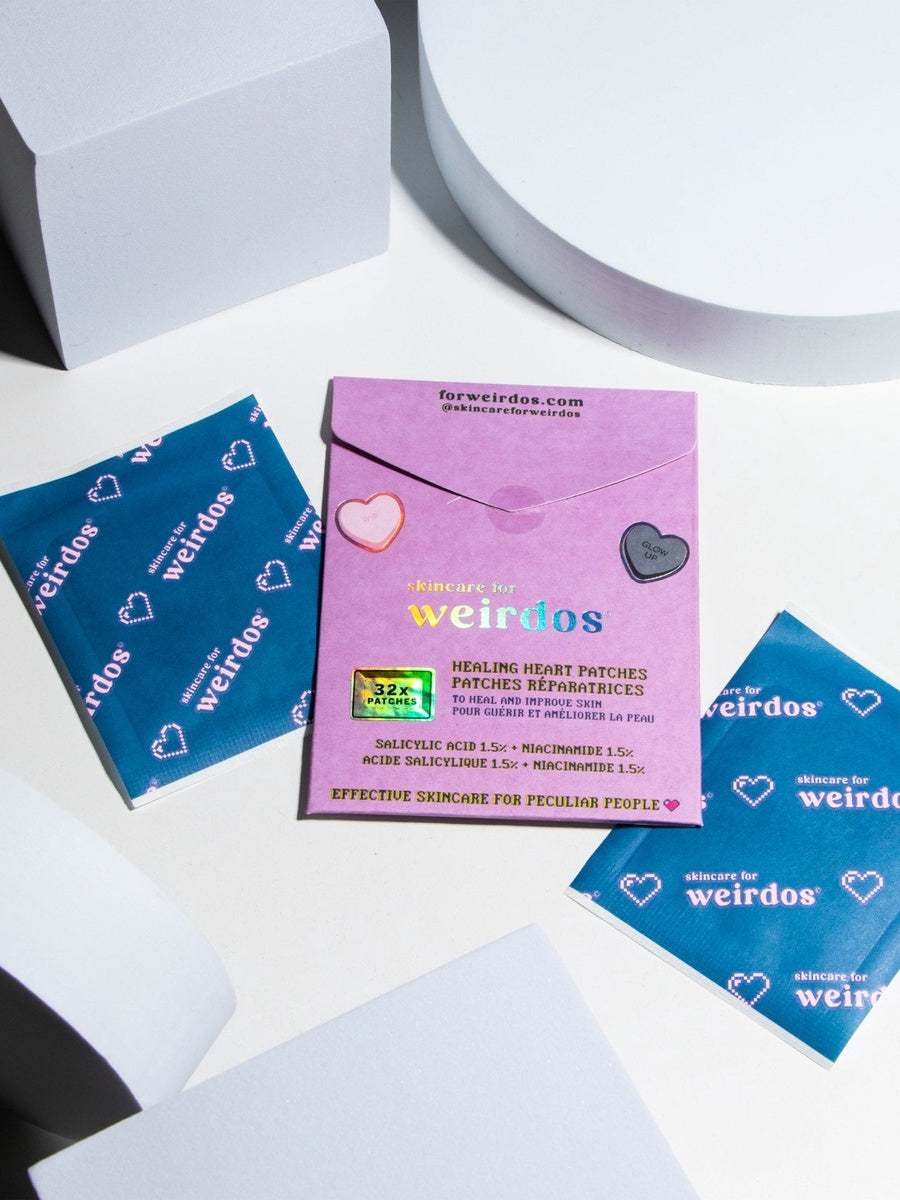  Skincare for Weirdos 32 Healing Heart Pimple Patches - Default Title - Bonton