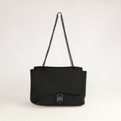 Pouch + Flap Crossbody - Black