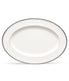  Noritake Rochelle Oval Platter - Platinum - Bonton