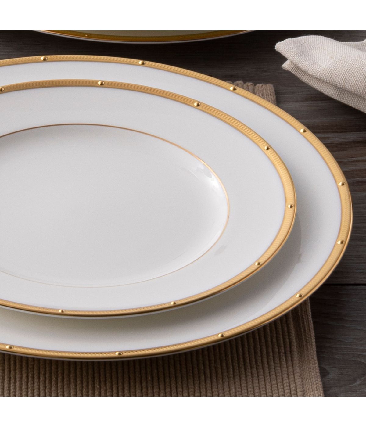  Noritake Rochelle 5 Piece Place Setting - Gold - Bonton