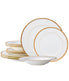  Noritake Rochelle 12 Piece Set, Service for 4 - Gold - Bonton