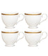  Noritake Rochelle Set of 4 Cups - Gold - Bonton