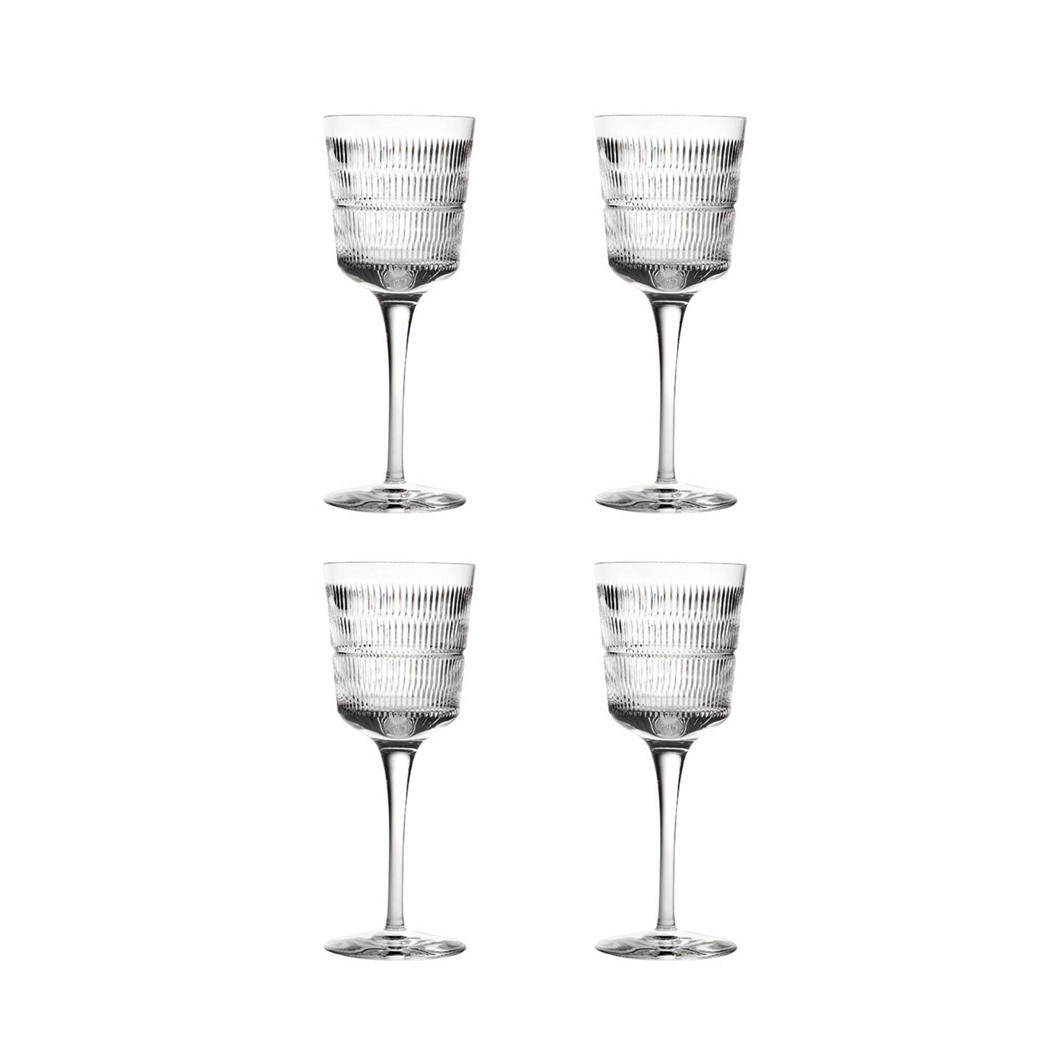  Vista Alegre Vendome Red Wine Goblets Set of 4 - Clear - Bonton