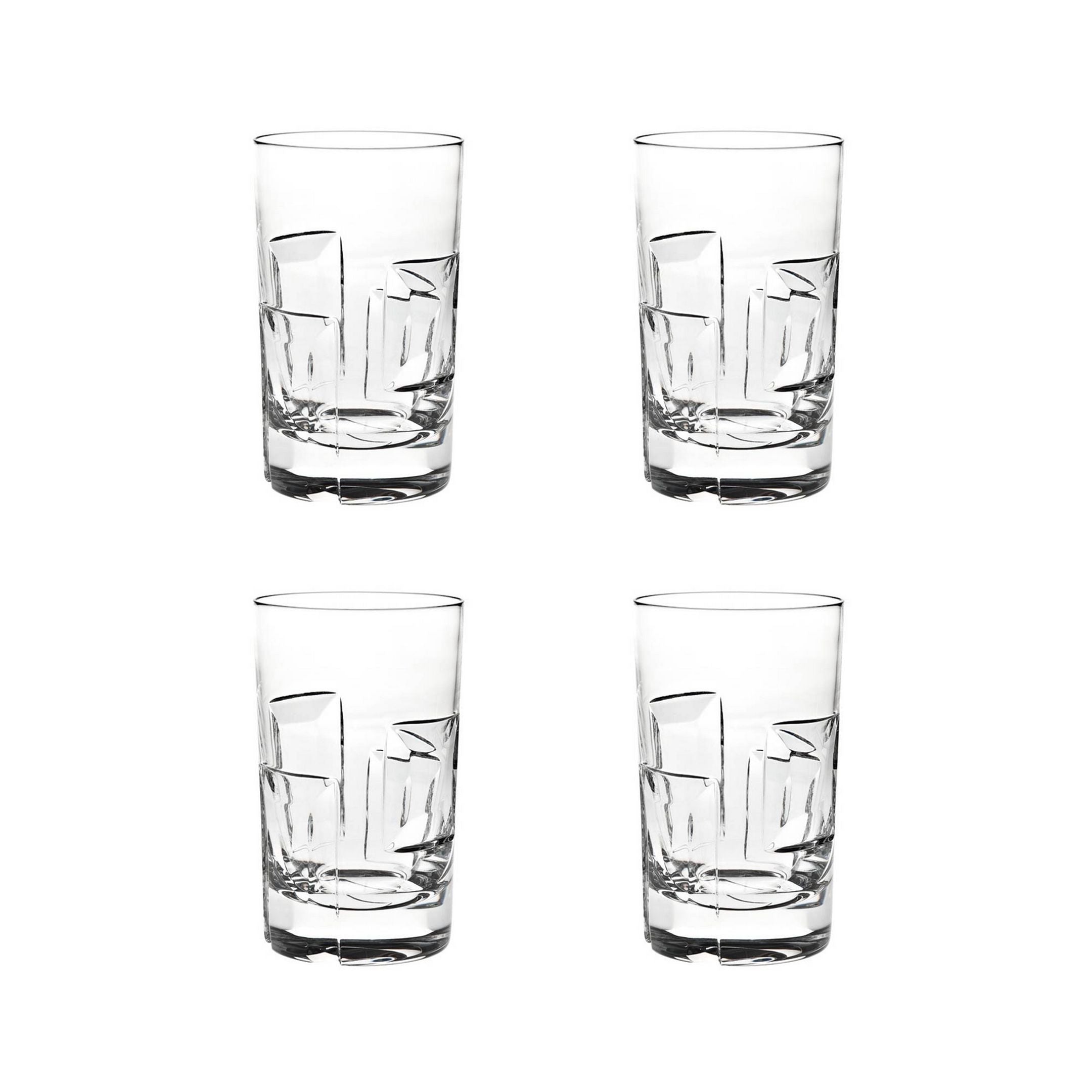  Vista Alegre Portrait Highball Glasses Set of 4 - Clear - Bonton