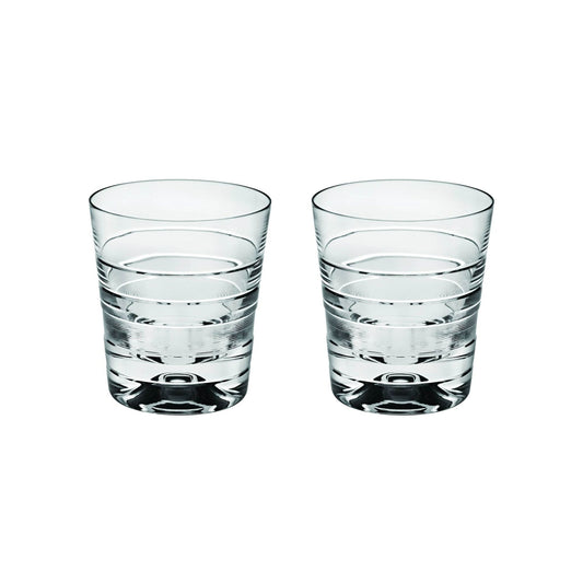 Vinyl Old Fashion Glasses Set of 2