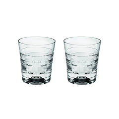 Vinyl Old Fashion Glasses Set of 2