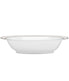  Noritake Montvale Platinum Oval Vegetable Bowl - White - Bonton