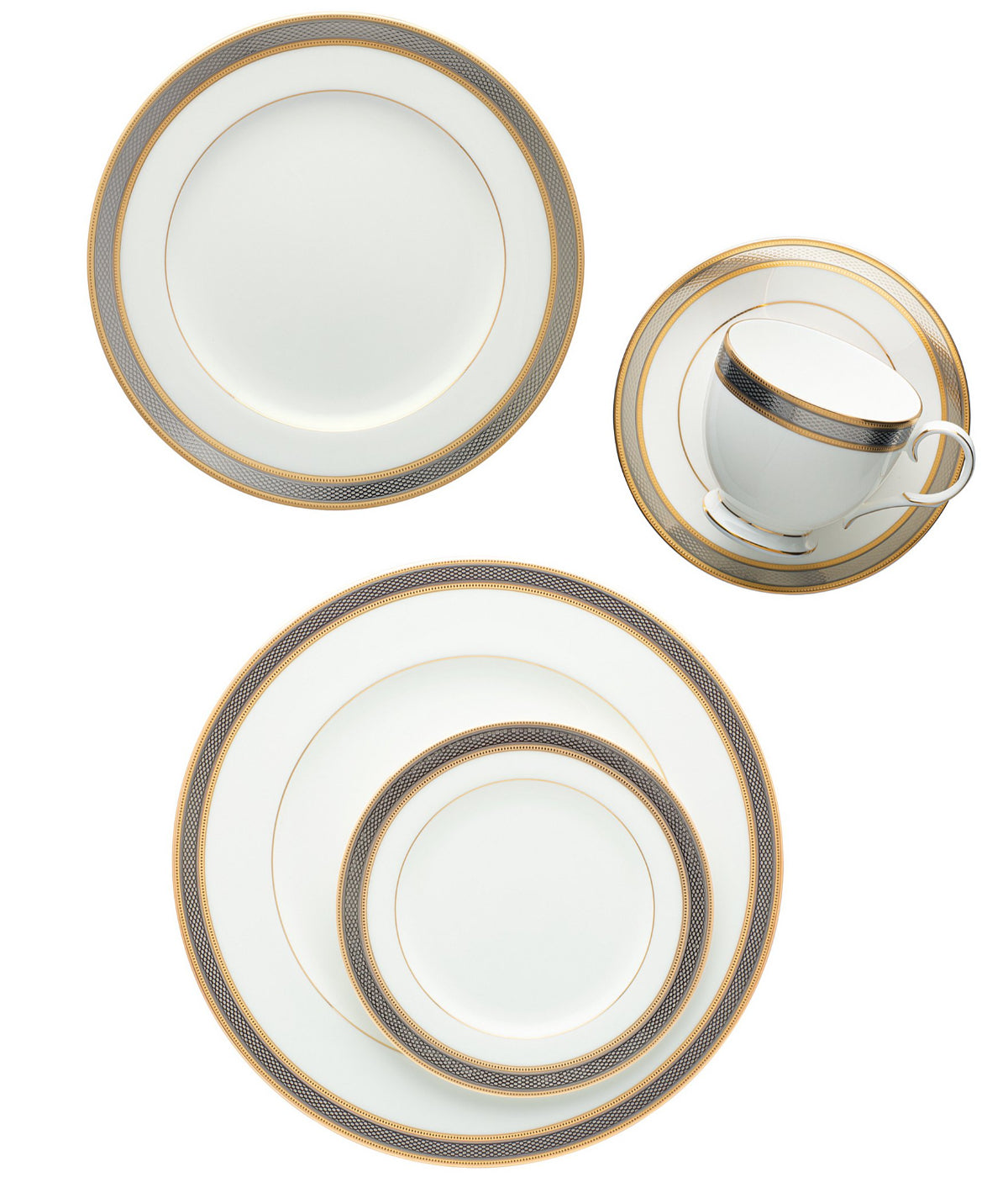  Noritake Brilliance Set of 4 Cups - White - Bonton