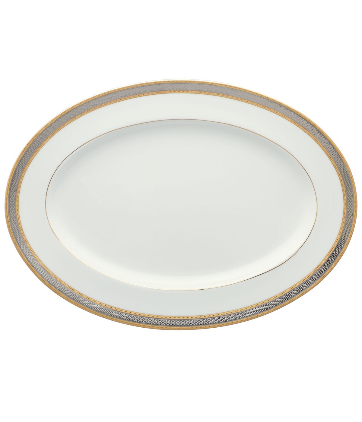  Noritake Brilliance Oval Platter - White - Bonton