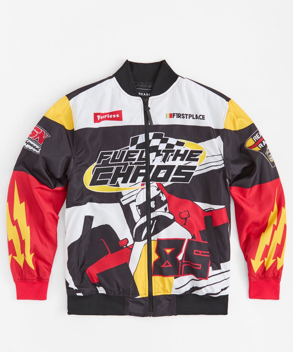  Reason Clothing Racing Jacket - Multi - MULTI - Bonton