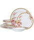  Noritake Hertford 12 Piece Set, Service for 4 - Pink - Bonton