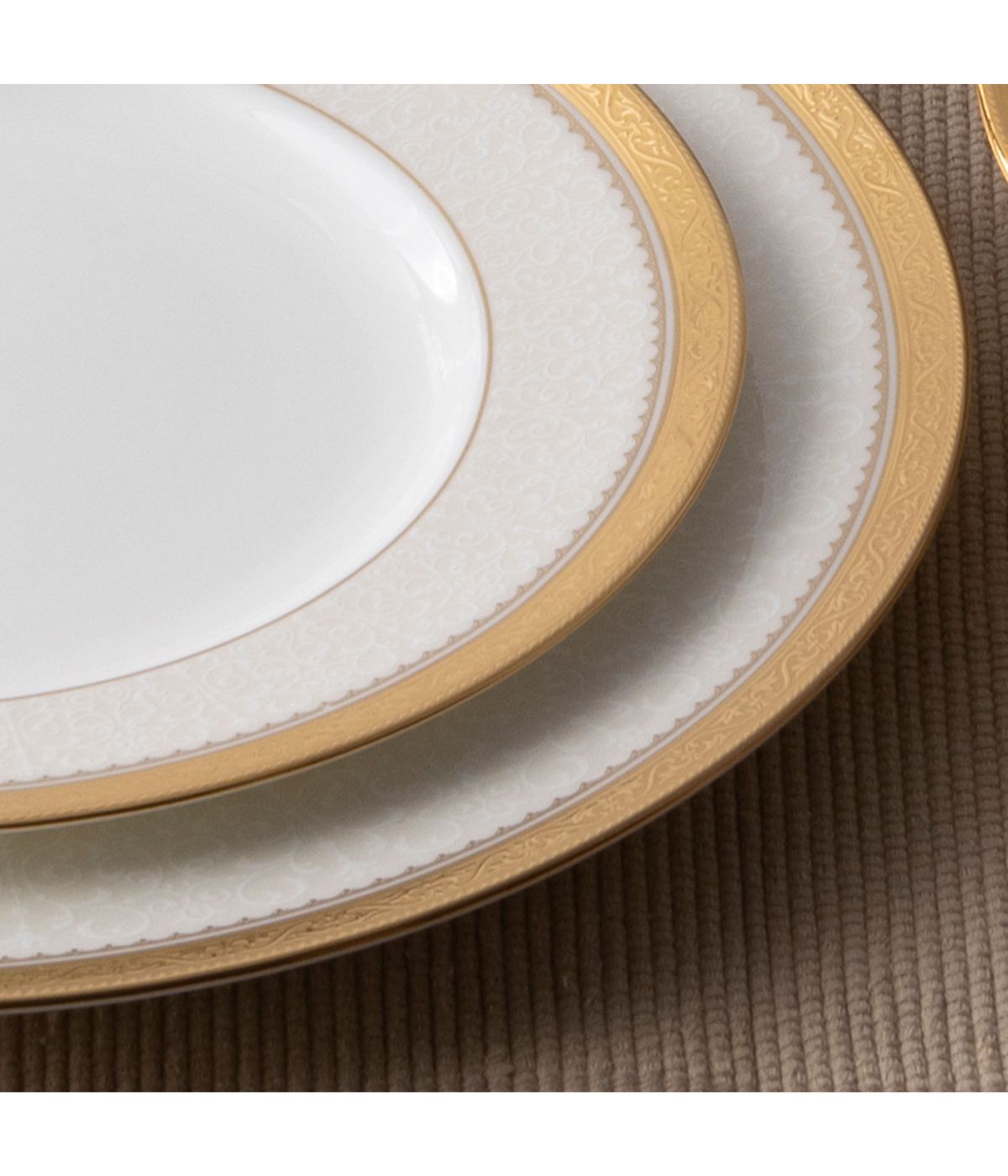  Noritake Odessa 5 Piece Place Setting - Gold - Bonton