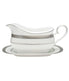  Noritake Odessa Gravy with Tray - Platinum - Bonton