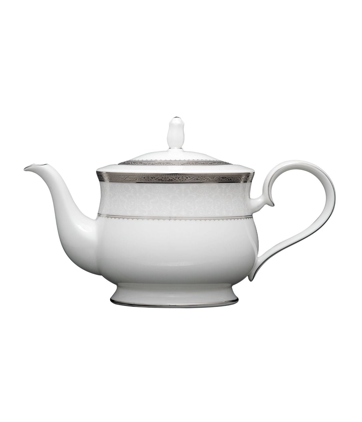  Noritake Odessa Tea Pot - Platinum - Bonton