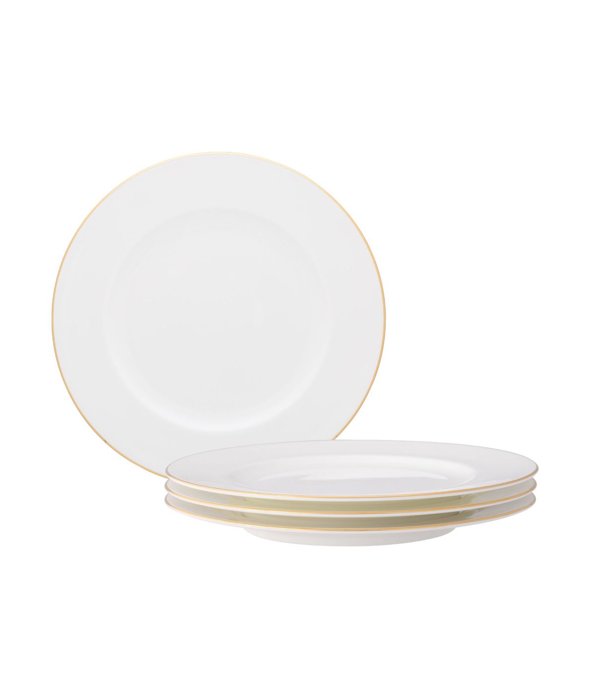  Noritake Accompanist Set of 4 Bread & Butter/Appetizer Plates - White - Bonton