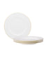  Noritake Accompanist Set of 4 Bread & Butter/Appetizer Plates - White - Bonton