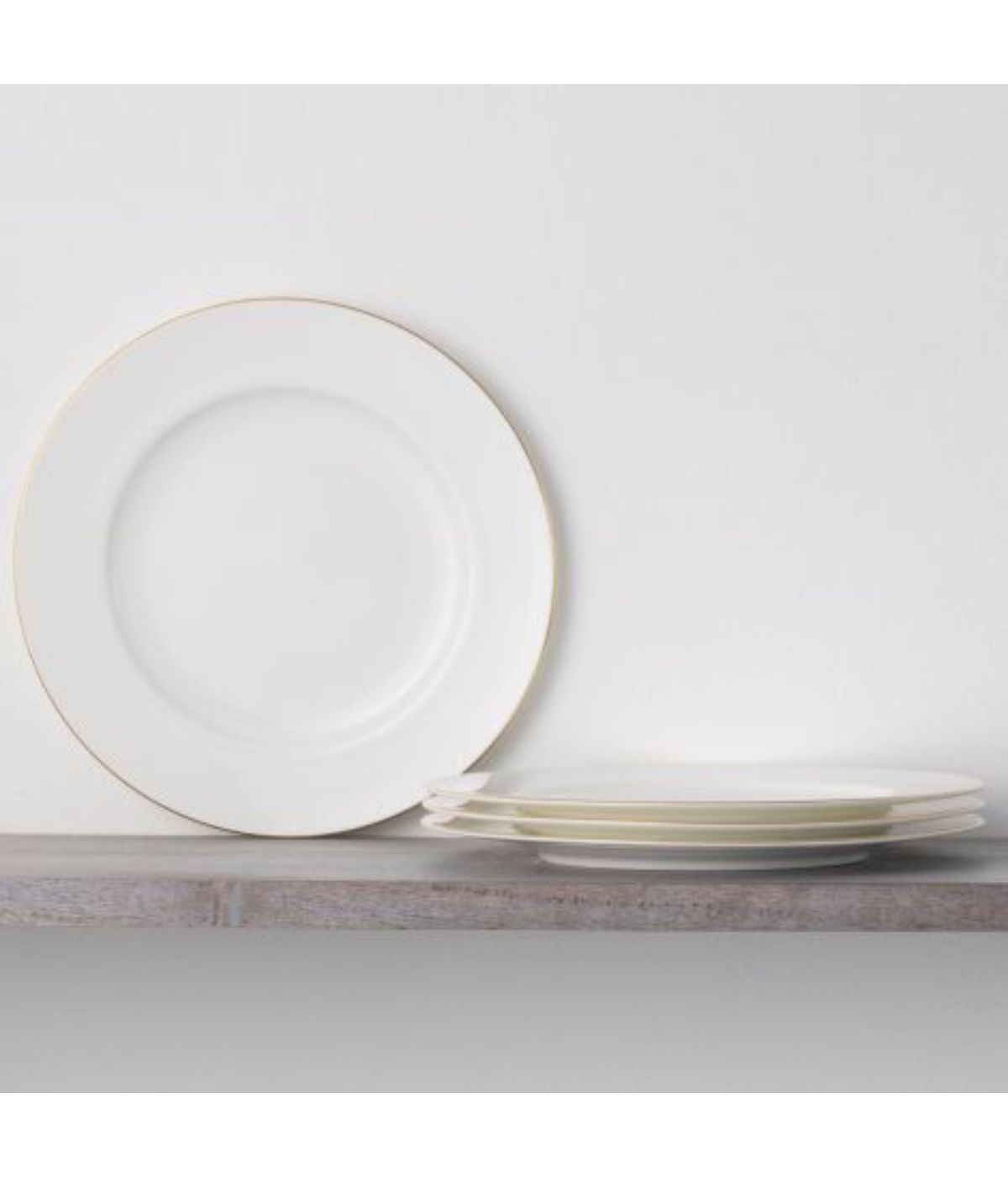  Noritake Accompanist Set of 4 Dinner Plates - White - Bonton