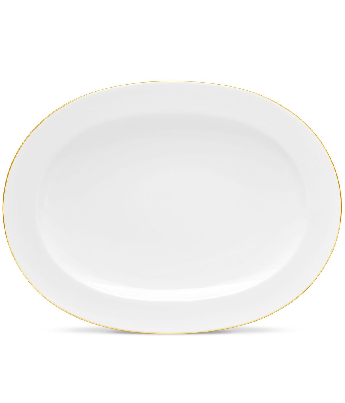  Noritake Accompanist Oval Platter - White - Bonton