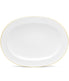  Noritake Accompanist Oval Platter - White - Bonton