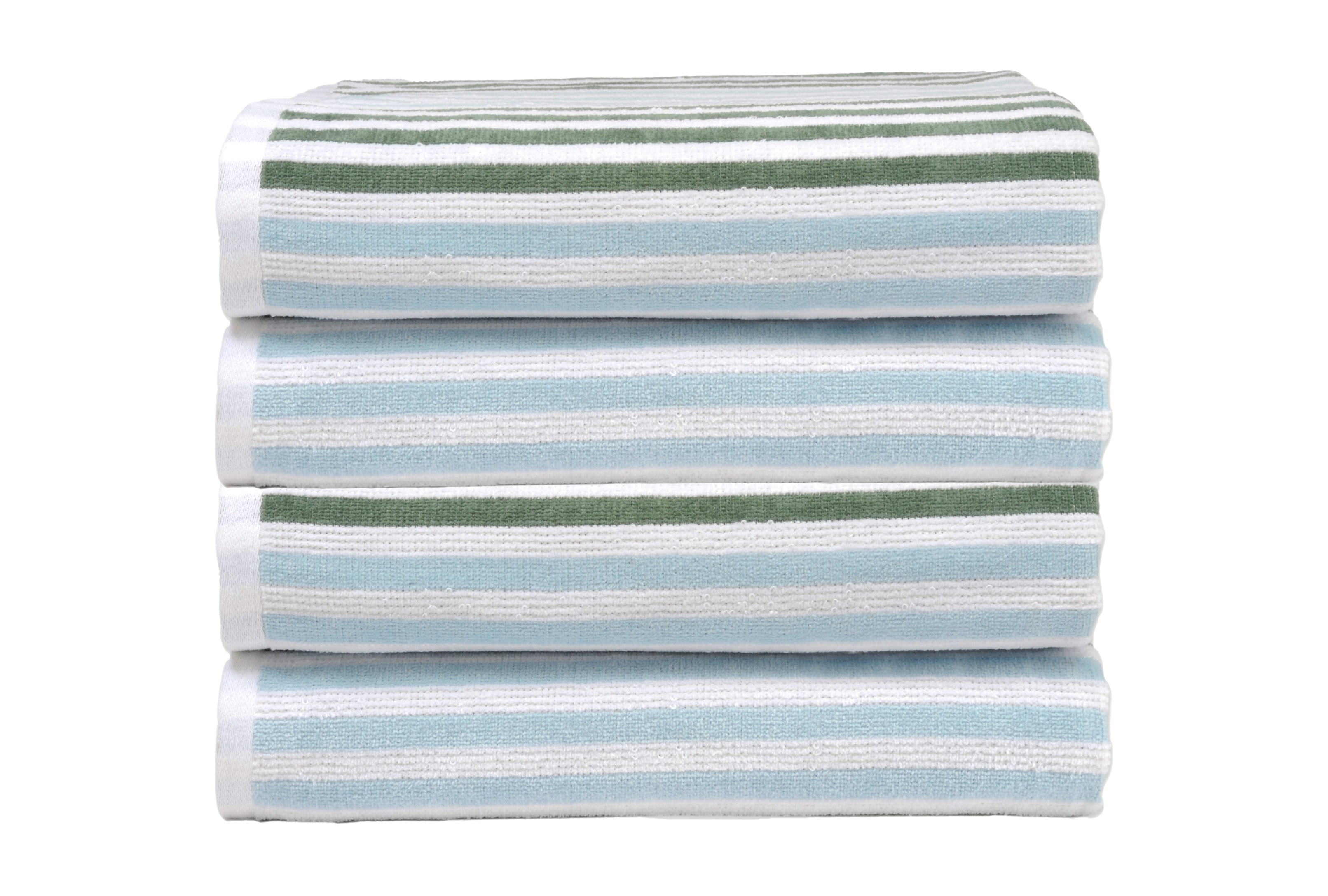  Dan River Dan River 2-4 Pack Cabana Stripe Beach Towel Set - 2 Pack - Bonton