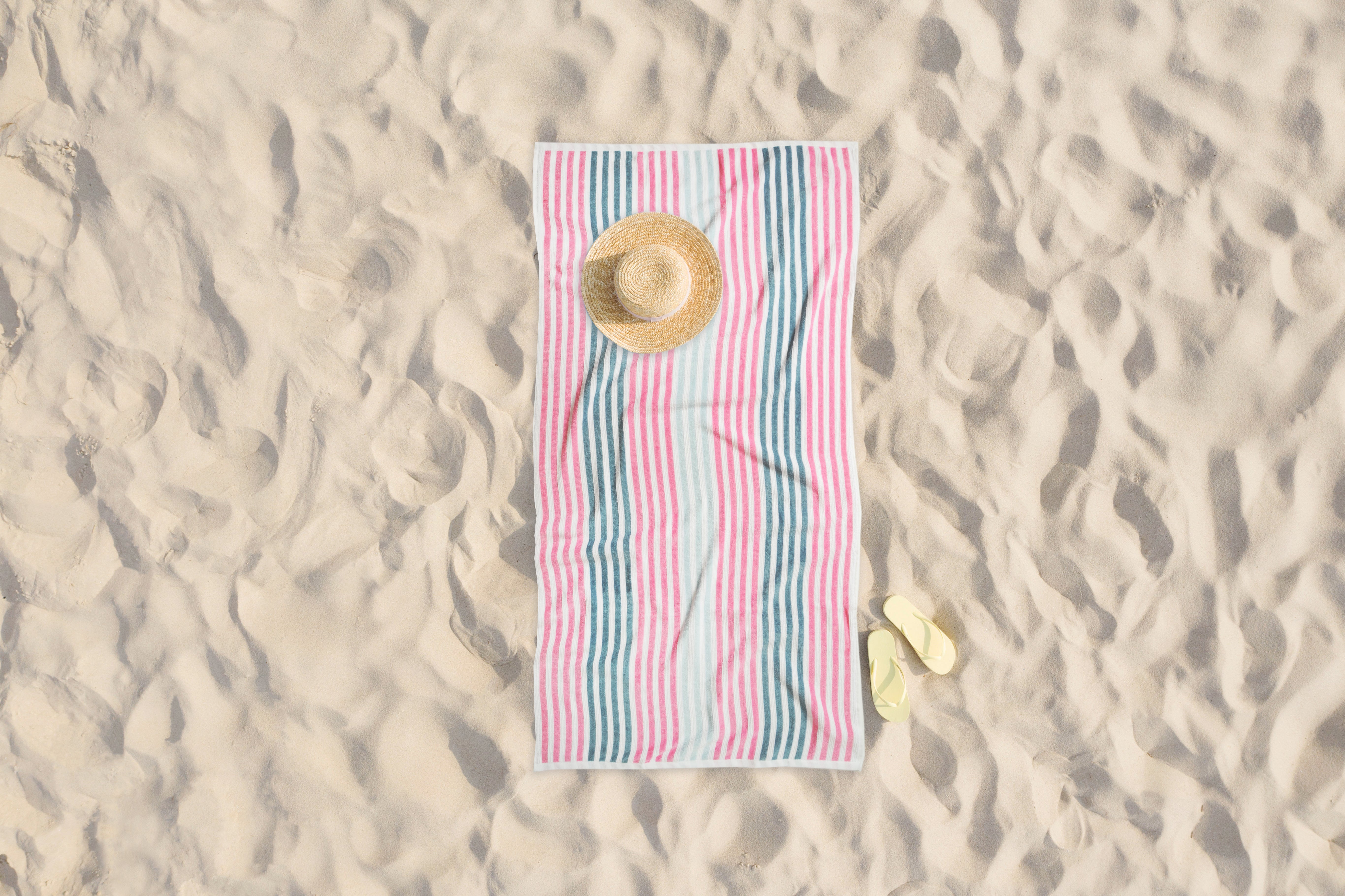  Dan River Dan River 2-4 Pack Cabana Stripe Beach Towel Set - 2 Pack - Bonton