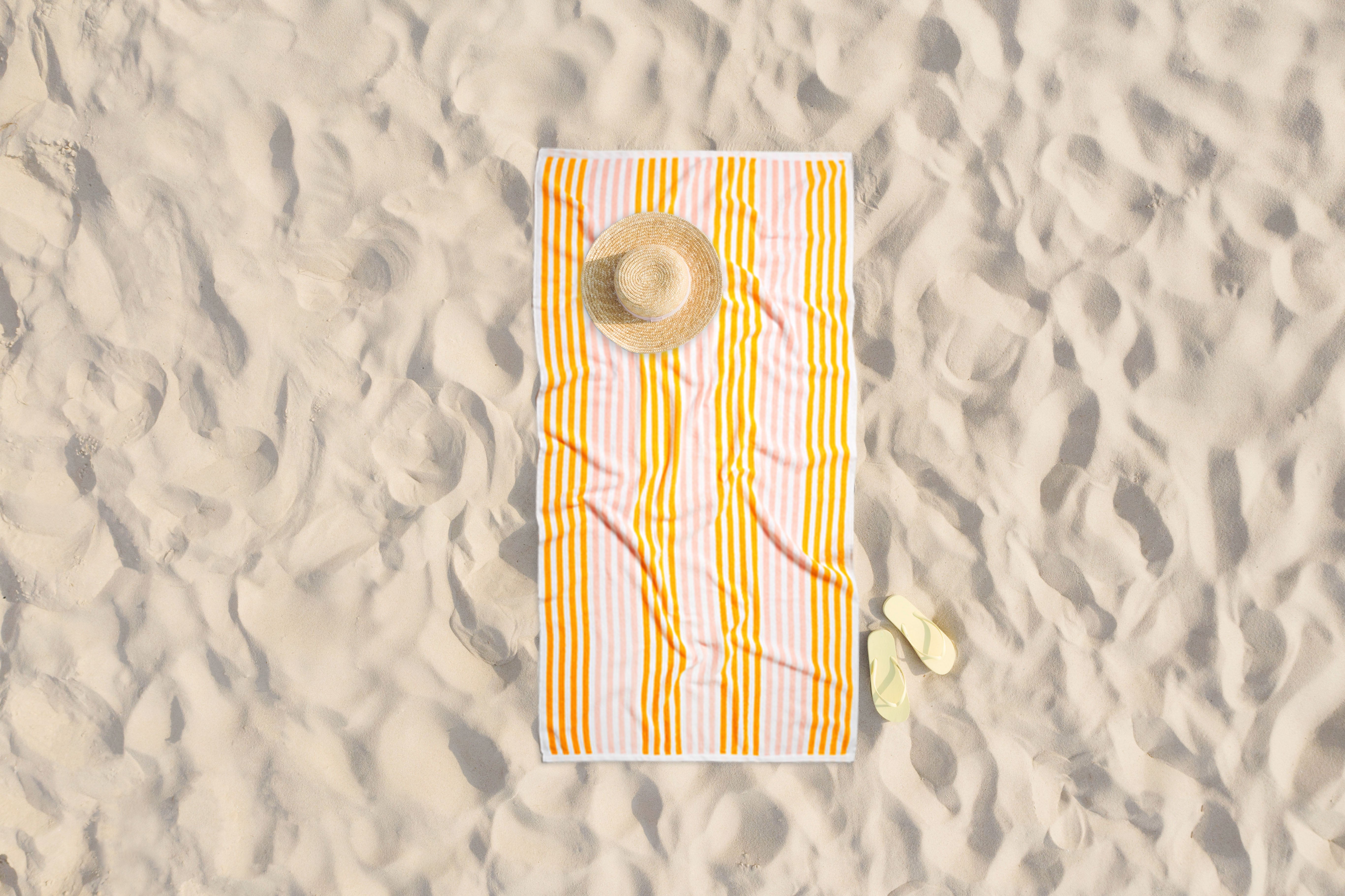  Dan River Dan River 2-4 Pack Cabana Stripe Beach Towel Set - 2 Pack - Bonton