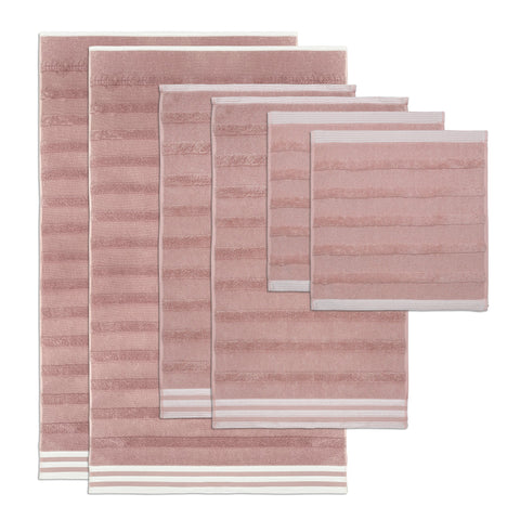 Kathy Ireland 12-Piece Jacquard Stripe Kyoto Towel Set