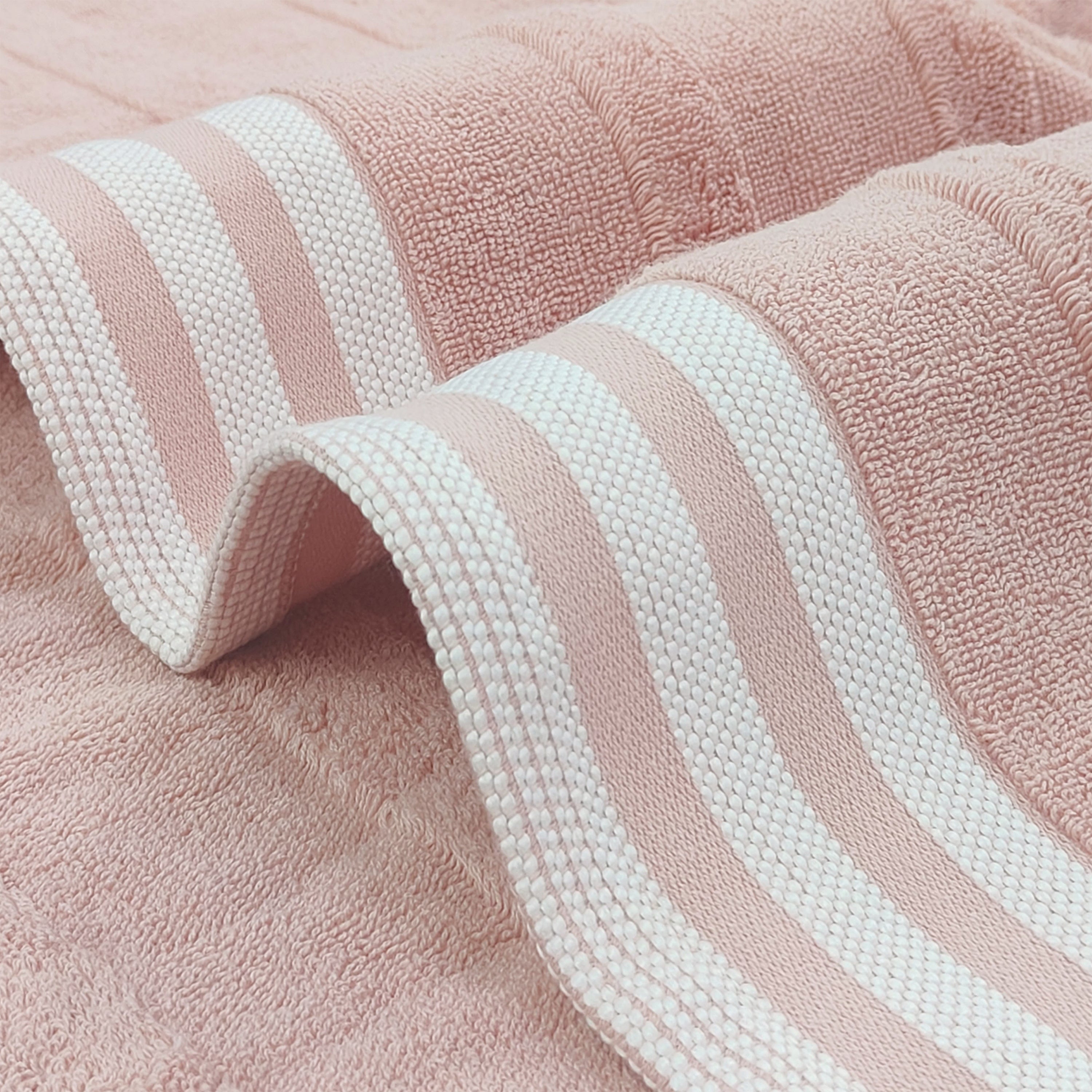  Kathy Ireland Home Kathy Ireland 12-Piece Jacquard Stripe Kyoto Towel Set - Gray - Bonton