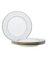  Noritake Brocato Set of 4 Salad Plates - White - Bonton